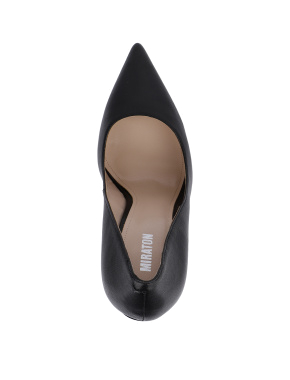 Жіночі туфлі шкіряні чорні - фото 4 - Miraton