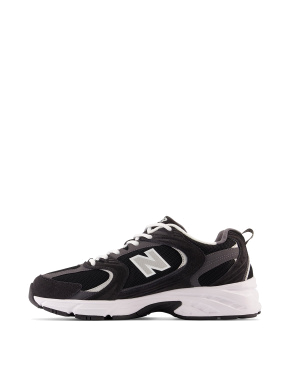 Мужские кроссовки New Balance 530 тканевые черные - фото 1 - Miraton