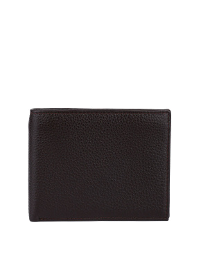 Чоловічий гаманець MIRATON шкіряний коричневий - фото 1 - Miraton
