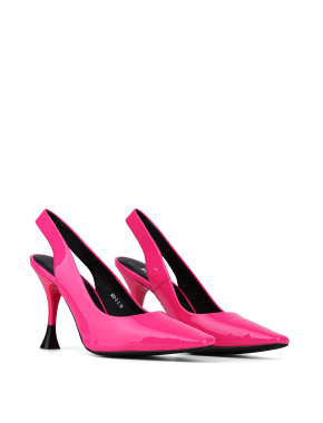 Жіночі туфлі MIRATON лакові рожеві - фото 2 - Miraton
