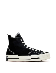 Жіночі кеди Converse Chuck 70 Plus чорні тканинні - фото  - Miraton