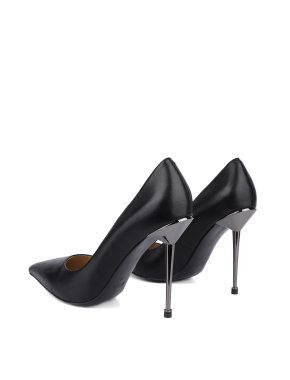 Жіночі туфлі шкіряні чорні - фото 3 - Miraton
