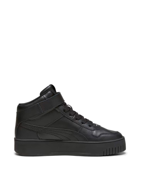 Женские ботинки PUMA Carina Street Mid из экокожи черные - фото 4 - Miraton