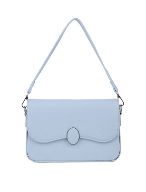 Жіноча сумка крос-боді MIRATON з екошкіри блакитна - фото 2 - Miraton
