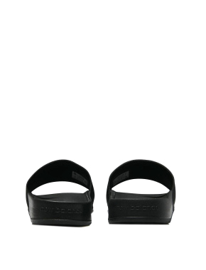 Мужские шлепанцы New Balance резиновые черные - фото 5 - Miraton