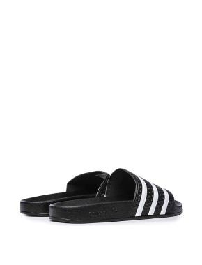 Чоловічі шльопанці Adidas Adilette гумові чорні - фото 2 - Miraton