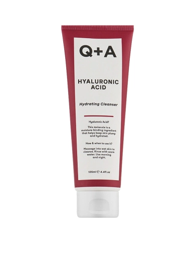 Гель для умывания с гиалуроновой кислотой Q+A Hyaluronic Acid Cleansing Gel 125ml фото 1