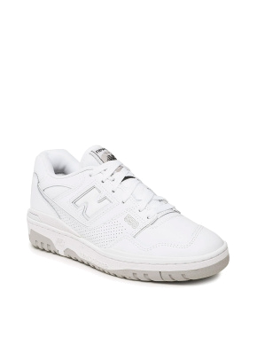 Чоловічі кеди баскети білі шкіряні New Balance 550 V1 - фото 2 - Miraton