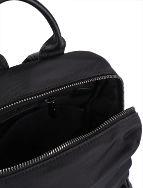Рюкзак MIRATON черный кожаный - фото 5 - Miraton