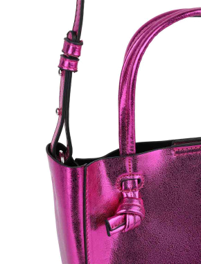 Жіноча сумка тоут MIRATON з екошкіри рожева - фото 6 - Miraton