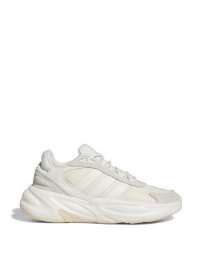 Женские кроссовки Adidas Ozelle Cloudfoam Lifestyle из искусственной кожи бежевые - фото  - Miraton