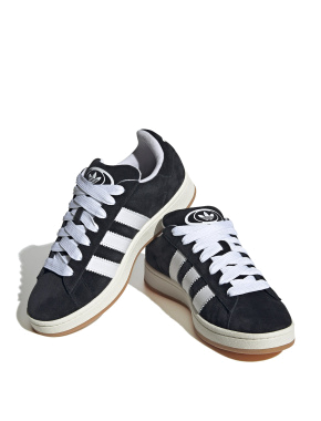 Мужские кеды Adidas Campus 00s замшевые черные - фото 5 - Miraton