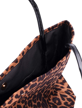 Жіноча сумка MIRATON тканинна леопардова з принтом - фото 4 - Miraton