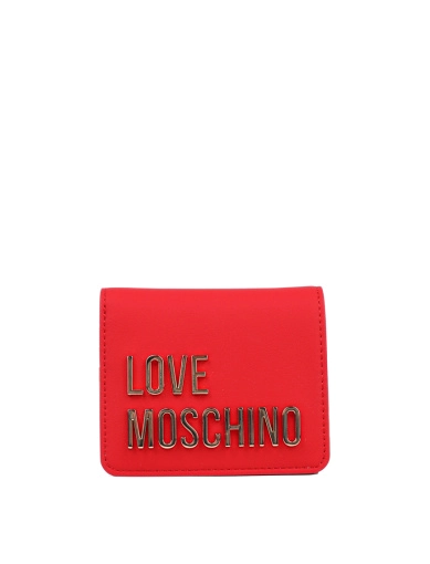Жіночий гаманець Love Moschino з екошкіри червоний фото 1