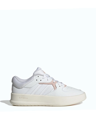 Женские кеды Adidas Court 24 Trainers из искусственной кожи белые фото 1