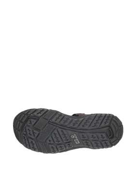 Мужские сандалии Jack Wolfskin кожаные черные - фото 6 - Miraton