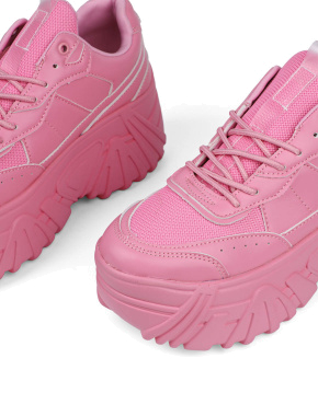 Жіночі кросівки Attizzare зі штучної шкіри рожеві - фото 5 - Miraton