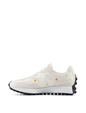 Женские кроссовки New Balance 327 замшевые белые - фото 2 - Miraton