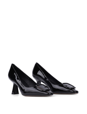 Жіночі туфлі MIRATON чорні лакові - фото 3 - Miraton