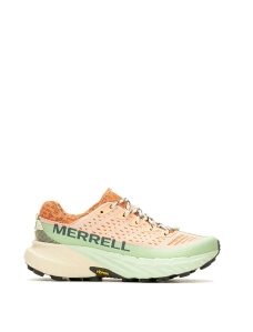 Женские кроссовки Merrell Agility Peak 5 тканевые оранжевые - фото  - Miraton