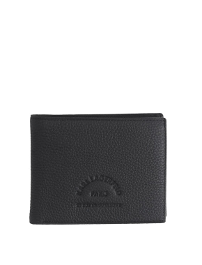 Мужской кошелек Karl Lagerfeld из экокожи черный - фото 1 - Miraton