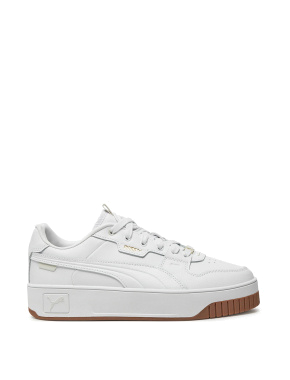 Мужские кеды PUMA Carina Street Lux кожаные белые - фото  - Miraton