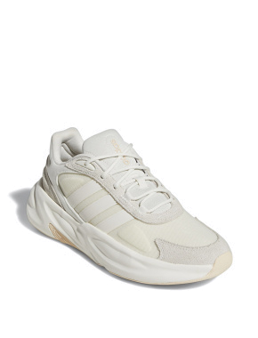 Женские кроссовки Adidas Ozelle Cloudfoam Lifestyle из искусственной кожи бежевые - фото 1 - Miraton