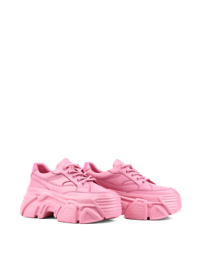 Жіночі кросівки MIRATON шкіряні рожеві - фото 3 - Miraton