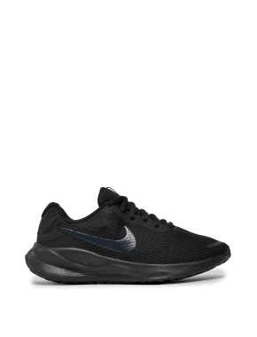 Мужские кроссовки Nike Revolution 7 черные тканевые - фото 1 - Miraton