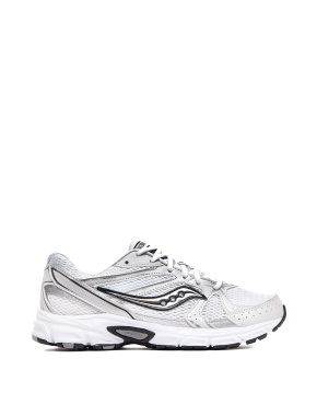 Женские кроссовки Saucony Ride Millenium Grey тканевые белые - фото 1 - Miraton