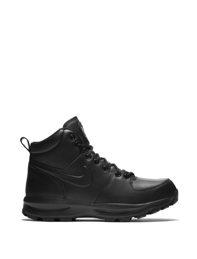 Мужские ботинки черные кожаные Nike Manoa фото 1