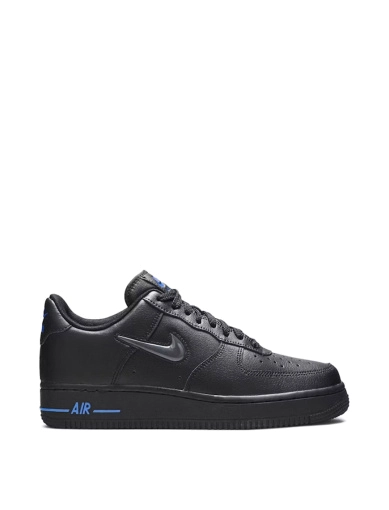 Чоловічі кеди Nike Air Force 1 Jewel шкіряні чорні фото 1