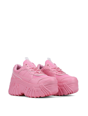 Жіночі кросівки Attizzare зі штучної шкіри рожеві - фото 3 - Miraton