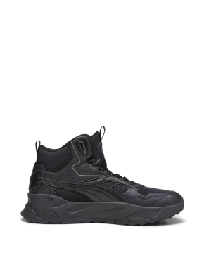 Чоловічі черевики PUMA Trinity Mid Hybrid з екошкіри чорні - фото 4 - Miraton