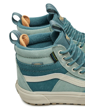 Женские ботинки Vans MTE Sk8-Hi Waterproof замшевые зеленые - фото 5 - Miraton