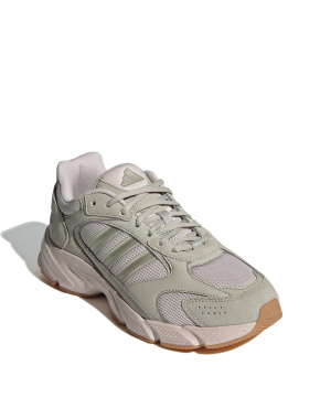 Женские кроссовки Adidas Crazychaos 2000 из искусственной кожи бежевые - фото 1 - Miraton