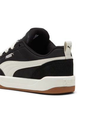 Мужские кеды PUMA Park Lifestyle Street Sneakers кожаные черные - фото 4 - Miraton