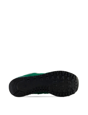 Чоловічі кросівки New Balance U574GNH зелені замшеві - фото 5 - Miraton