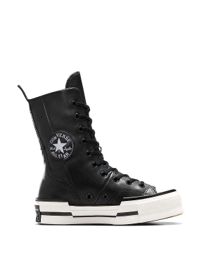 Женские ботинки Converse CHUCK 70 PLUS XHI кожаные черные с подкладкой из текстиля - фото 1 - Miraton