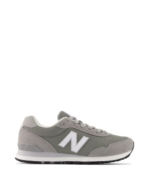 Мужские кроссовки New Balance 515 замшевые серые - фото 1 - Miraton