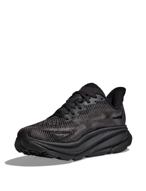 Мужские кроссовки Hoka Clifton 9 тканевые черные - фото 4 - Miraton