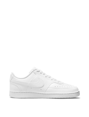 Жіночі кеди Nike Court Vision Low Next Nature білі шкіряні - фото 1 - Miraton