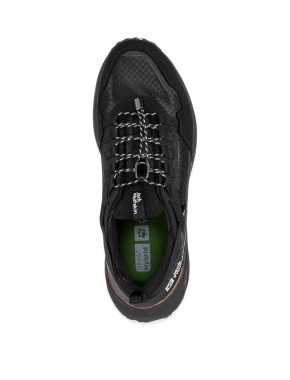 Мужские кроссовки Jack Wolfskin Dromoventure Athletic Low тканевые черные - фото 2 - Miraton