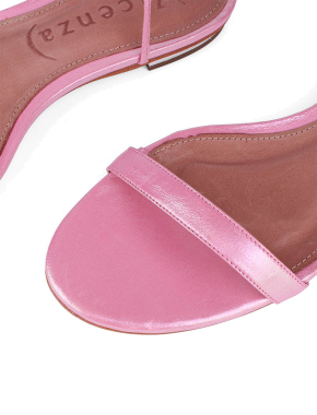 Жіночі сандалі VICENZA шкіряні рожеві - фото 5 - Miraton