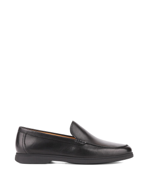 Мужские туфли кожаные черные - фото 1 - Miraton