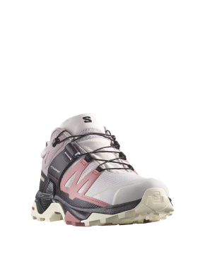 Женские кроссовки Salomon X Ultra 4 Gore-Tex из искусственной кожи фиолетовые - фото 4 - Miraton