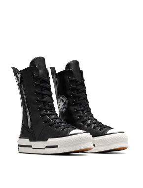 Женские ботинки Converse CHUCK 70 PLUS XHI кожаные черные с подкладкой из текстиля - фото 5 - Miraton