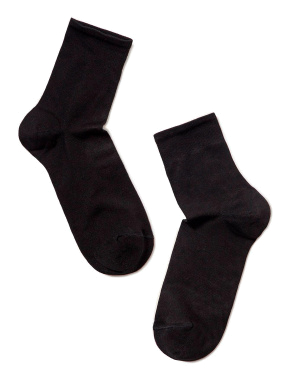 Жіночі високі шкарпетки Conte Elegant бамбукові чорні - фото 3 - Miraton