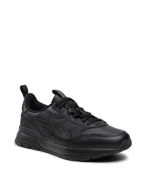 Мужские кроссовки PUMA R78 Trek Lth из экокожи черные - фото 2 - Miraton