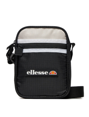 Сумка месенджер Ellesse тканинна чорна з логотипом - фото 1 - Miraton